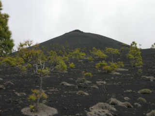 Vulkan am Rande der Ruta de los Volcanes